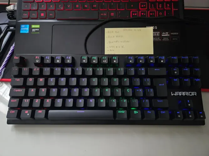 Teclado Gamer Mecânico | Warrior Tero