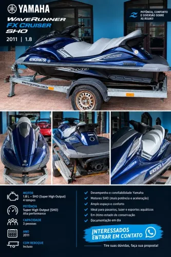 Yamaha WaveRunner FX Cruiser SHO 1.8 - 2011