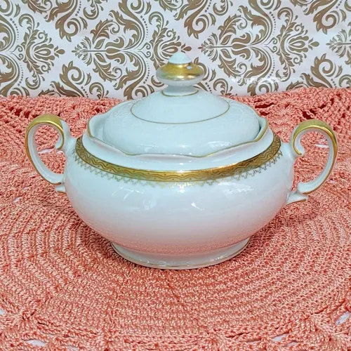 Açucareiro em porcelana KPM