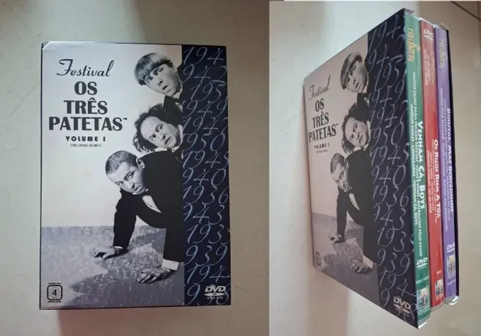DVD Os Três Patetas