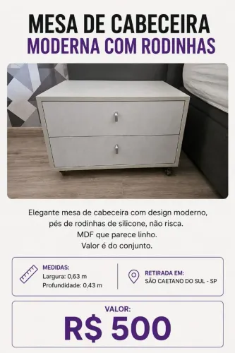 Mesa de cabeceira