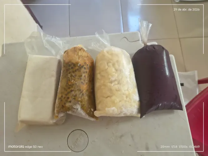 Polpas de frutas