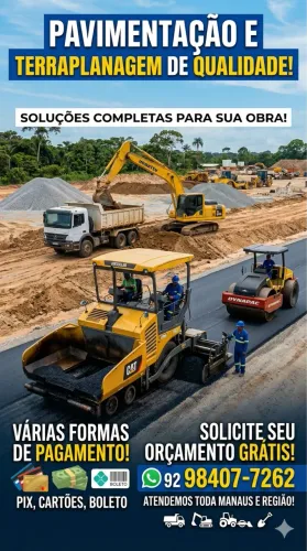 Terraplanagem e Pavimentação OBRAS EM GERAL