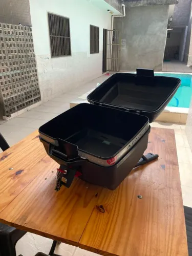 Bagageiro chapam + baú GIVI