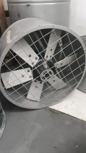 Exaustor ventilador industrial axial 60cm diâmetro trifásico 1.5hp Ventisilva Novo