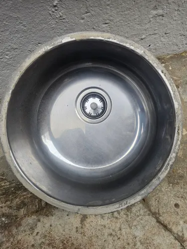Cuba de imbutir Aço Inox brilhante 35 cm diâmetro Tramontina