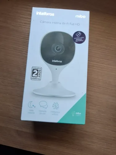  CAMERA DE VIDEO WI-FI FULL HD IMX C C/MICROSD 32GB - INTELBRAS - AM - R$200,00