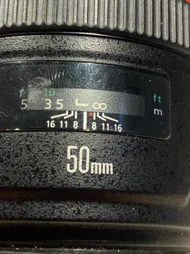 Cânon Lens EF 50mm 1.2 L
