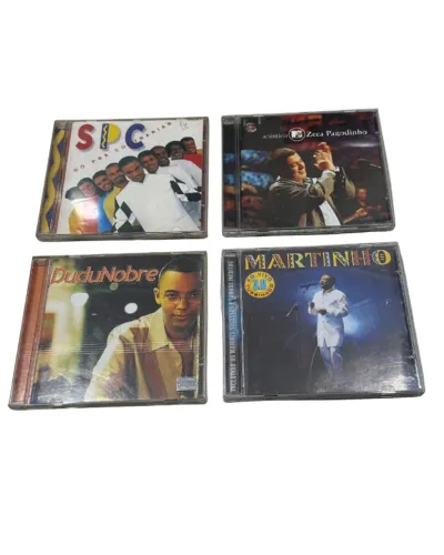 BSV260373 Lote C/4 Cds Samba Martinho Zeca Spc Dudu Nobre