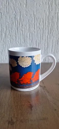 Caneca colecionável Unicef. Anos 90. Peter Schubring, Germany