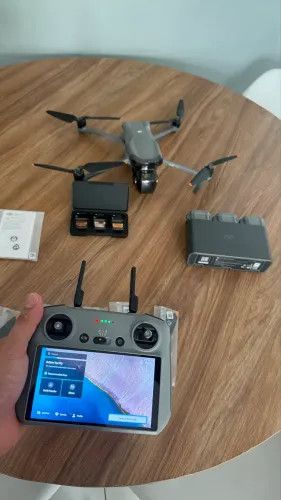 Drone DJI Air 3S Fly More Combo RC2 ? Seminovo, Só Voou 4x ? Kit Completo 4K
