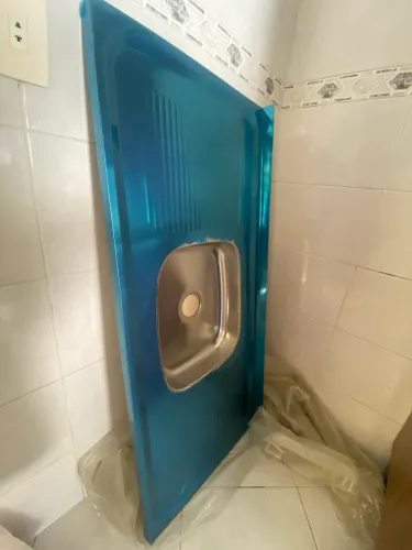 Pia de cozinha em inox nova