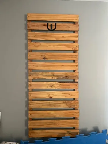 Suporte violao/guitarra pallet