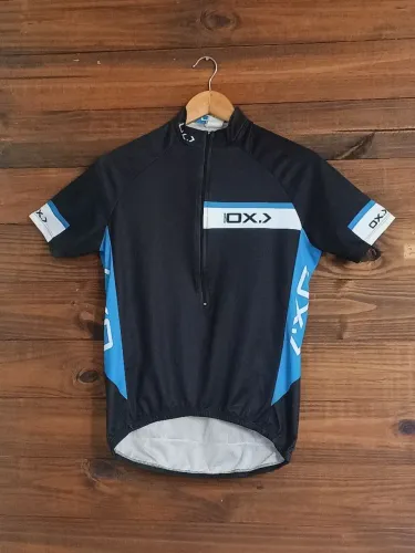 Jersey Ciclismo OX Bike Preto e Azul Tam. M