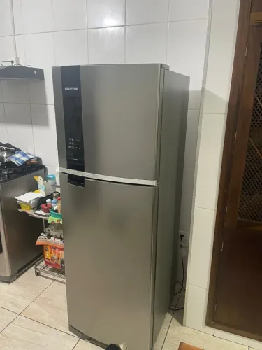 geladeira Brastemp 375 litros inox com nota fiscal