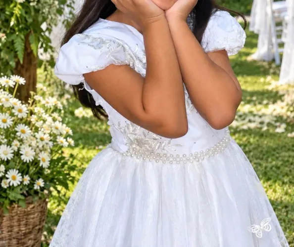Vestido infantil ABC/Daminha