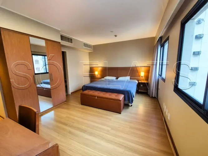 Apto no Slaviero Moema com 26m², 1 dormitório e 1 vaga de garagem disponível para locação.