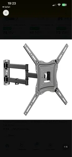 Suporte tri articulado
