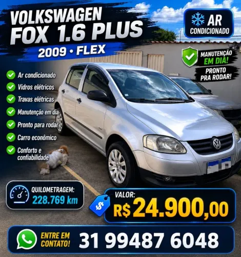 Volkswagen Fox Plus 1.6mi/ 1.6mi Total Flex 8V 4P 2008