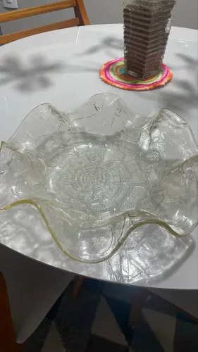 Fruteira de vidro 