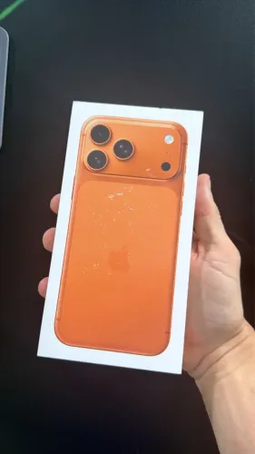 iPhone 17 pro Max 256 LACRADO com nota fiscal 