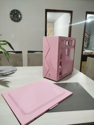 Gabinete Gamer T-Dagger P03p, Rosa Pink, Mid Tower - Tgc-P03P