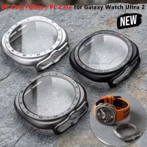 Case Proteção Samsung Watch e Watch 2 ultra 47mm Com Vidro (TPU Rígido)
