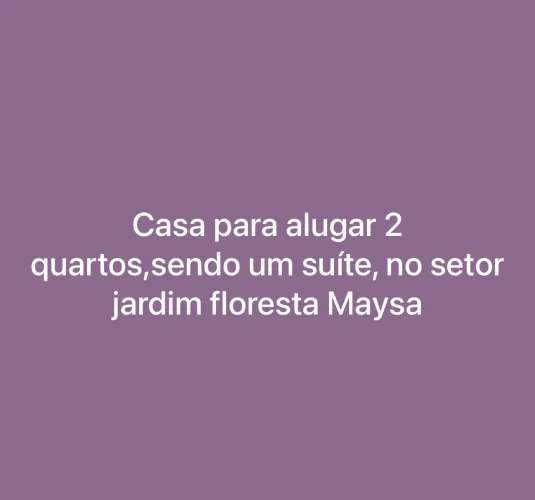 Casa na rua das arapongas Maysa ,trindade