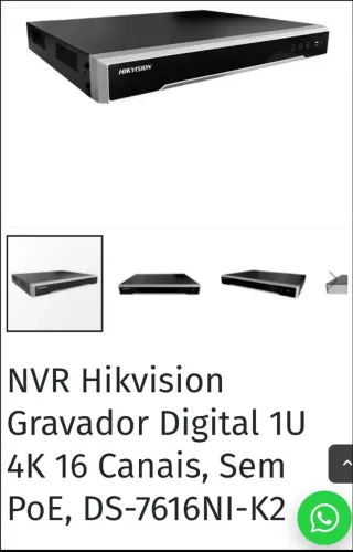 NVR Hikvision 16ch