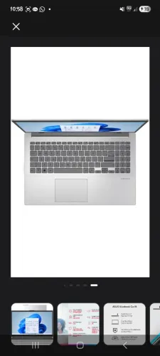 Notebook ASUS Vivobook Go 15, Intel Core i3 N305 8GB RAM SSD 256 GB full HD Windows 11. 