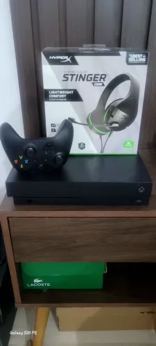 xboxone x mais headset novo
