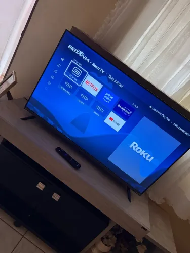 SMART TV BRITÂNIA 43? - NOVA NA CAIXA