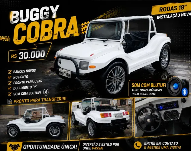 Volkswagen Buggy 1.6 8V Gasolina 2P Manual 1994