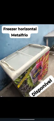 Freezer expositor horizontal Metalfrio 230 litros entrega