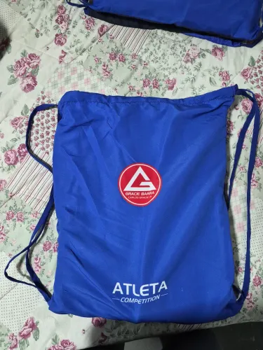 Kimono Gracie barra A4 azul modelo v4 competition novo sem uso