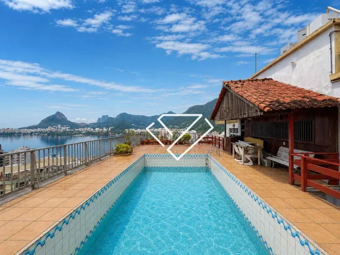 Cobertura com 5 quartos à venda, 800 m² por R$ 6.000.000 - Lagoa - Rio de Janeiro/RJ