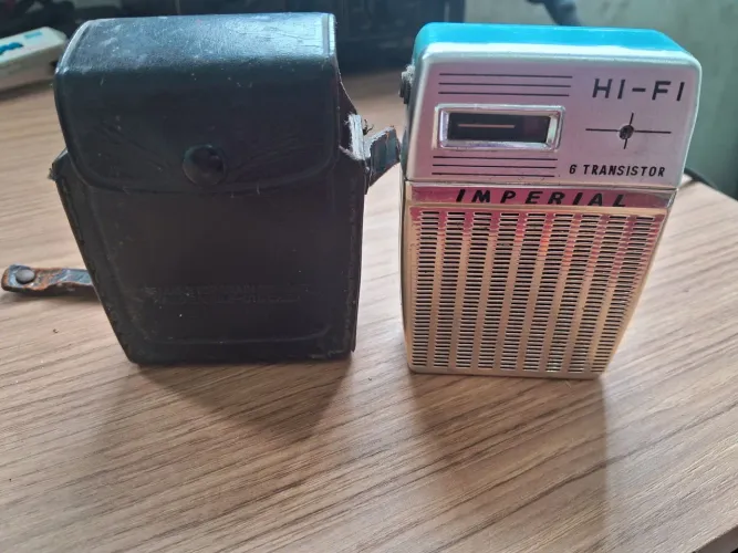 Rádio portátil antigo Imperial Hi-Fi de 6 transistores 80,00