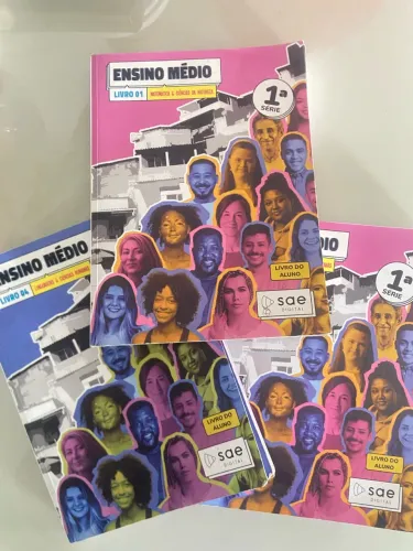 Livros didáticos com questões do enem e vestibulares