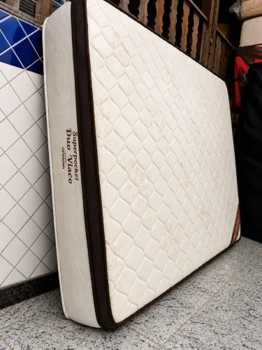 Colchão Queen Ortobom duo visco, bem alto, Sem uso Aceito cartão e entrego