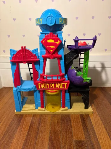 planeta diário superman - playset liga da justiça