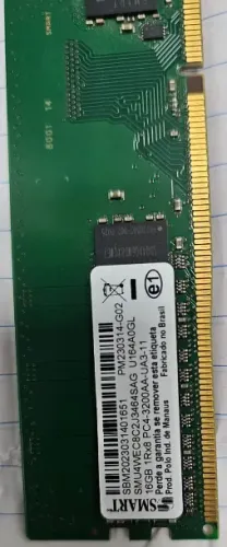 Memória DDR4 16gb 3200Mhz Smart para desktop