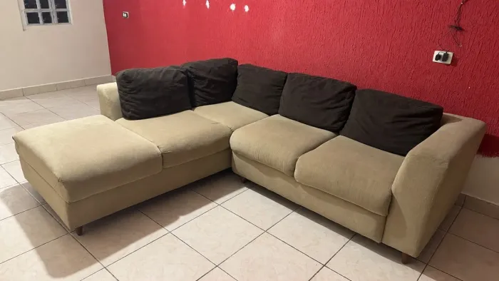 Sofá 5 lugares em L