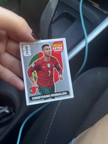 Figurinha legend prata CR7