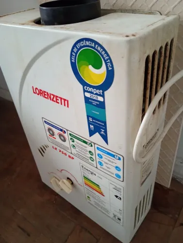 Aquecedor de água a gaz Lorenzetti Lz 750 BP Glp 7L/mim