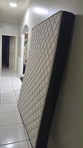 Vendo Cama Box Casal + Colchão Ortobom Pró-Saúde Ultra Firmeza