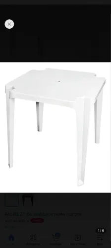 Mesa de plastico uso excelente