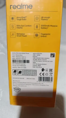 Realme note 60x
