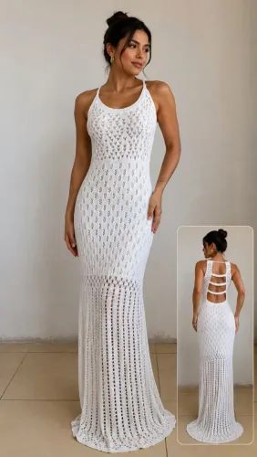 Vestido offwhite