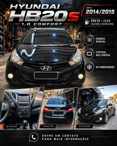 Hyundai HB20S C.plus/c.style1.0 Flex 12V Mec. 4P 2015