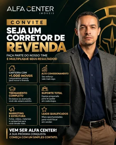 Corretor de Imóveis - Revenda - Altos Ganhos e Carteira de Leads